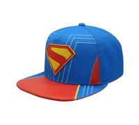 Concept One DC Comics Superman Baseball Cap, Adult Snapback Hat with Flat Brim Casquette, Bleu, Taille Unique Mixte