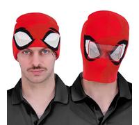 Concept One Marvel Spider-Man Miles Morales Bonnet d'hiver tricoté à Revers, Rouge, Taille Unique Mixte