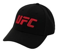 Concept One UFC Baseball Hat, 6 Panel Adult Flex Fit Active Sport Cap with Curved Brim Casquette, Noir, Taille Unique Mixte
