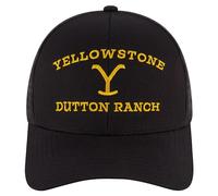 Concept One Yellowstone Adjustable Mesh Snapback Trucker Hat with Curved Brim Casquette de Baseball, Midnight, Taille Unique Mixte