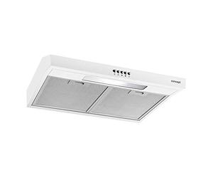 Concept OPP1260WH hotte 135 m³/h Monté au mur Blanc D - Hottes (135 m³/h, Conduit / Recirculation, 60 dB, 65 cm, 70 cm, Monté au mur)