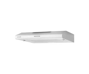Concept OPP1360 Capot de sous-sol, 60 cm, hotte basse consommation avec éclairage LED, 3 niveaux de puissance, au choix, air d'évacuation ou de circulation, silencieux et compact, pour petites