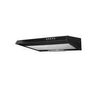 Concept OPP1360 Hotte encastrable 60 cm | Hotte aspirante économe en énergie avec éclairage LED | 3 niveaux de puissance | Fonctionnement en évacuation d'air ou en recyclage | Silencieux et compact
