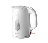 CONCEPT Hausgeräte RK2380 Bouilloire en plastique 220-240 V avec convertisseur de tension automatique, 1,7 L, 2200 W, blanc STRIX