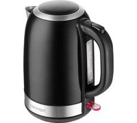Concept RK3245, 1,7 l, 2200 W, Noir, Acier inoxydable, Indicateur de niveau d'eau, Sans fil