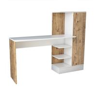Concept Usine Bureau Tehda - Design contemporain Bois et Blanc avec rangements