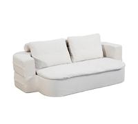 CONCEPT USINE Canapé Convertible Watford 2 Places 115 cm Beige Polyester | Compressé