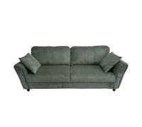 CONCEPT USINE Canapé Droit Lucerne Velours Côtelé Vert 212 cm