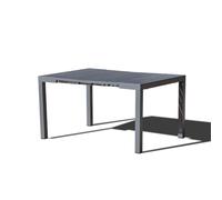Concept Usine - Console extensible en aluminium OLHAO - 2 à 6 places, gris foncé, rangement facile