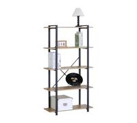CONCEPT USINE | Etagère TYDO Panneaux de Particules Marron | 80 cm | Qualité Premium | Design Épuré & Fonctionnel | Mobilier Contemporain Durable | Confort & Durabilité au Quotidien