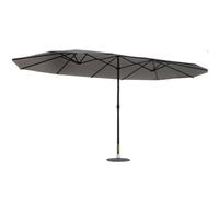 CONCEPT USINE Parasol Double Rectangulaire VENICE Gris 2,7x4,6 m