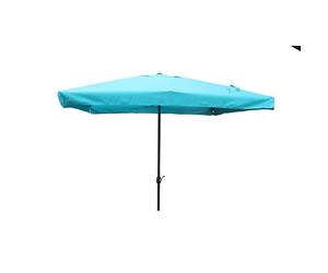 CONCEPT USINE | Parasol Droit Inclinable Carré 3 x 3 m | PALERME Bleu | Structure Aluminium Recouverte de Peinture Epoxy | Toile Polyester 160g/m2 | Idéal Jardin Terrasse Piscine Balcon