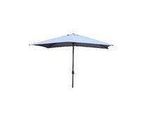 Spezia - Parasol Droit Rectangulaire 2,93 X 1,93 M Gris Gris