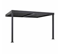 CONCEPT USINE | Pergolas et Tentes de Réceptions Noir | 3 x 3 m |Qualité Premium | Design SIFNOS Épuré & Fonctionnel | Mobilier Contemporain Durable | Confort & Durabilité au Quotidien