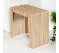 CONCEPT USINE Table Console Extensible BELLI Bois 6 Places 140 cm