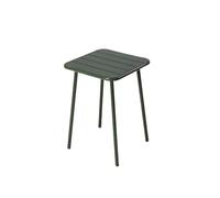 CONCEPT USINE | Table de Jardin BERGAME 2 Places Acier Vert | Grande Table Repas Extérieure | Mobilier Jardin Terrasse Piscine | 50 cm | Résistance Soleil & Intempéries | Premium Design Convivial