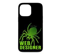 Concepteur de Sites Web Binary Spider IT Tech Dev Coder Coque pour iPhone 13 Pro Max