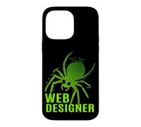 Concepteur de Sites Web Binary Spider IT Tech Dev Coder Coque pour iPhone 14 Pro Max