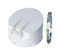 Conception à fermeture automatique de porte de drainage de en PVC multi-usage, capuchon de tuyau d ' eau de pluie avec pinces pour le drainage extérieur de la salle de bain