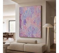 Conception abstraite Tableau Sans Cadre Poster Mural Rose-violet Texture des pétales Affiche Peinture Mural Impression sur Toile Tableau Decoration Murale Salon Chambre Salle à manger 30 x 40 cm
