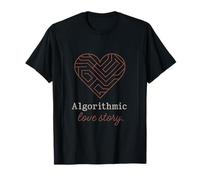 Conception algorithmique du Code Cardiaque STEM Love Story T-Shirt
