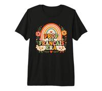 Conception Amusante de Professeur de français de l'ère Prof De Français T-Shirt Haut de Gamme