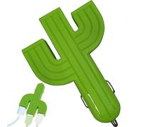 Conception Compacte du Chargeur De Voiture Cactus Cactus Universal Cactus avec 3 Ports USB Compatibles avec Le Téléphone - Accessoire Intérieur De La Voiture