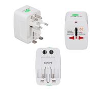Conception compacte et sûre, chargeur mural de voyage international avec témoin lumineux LED d'alimentation, conception tout-en-un, compatibilité