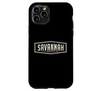 Conception de Badge rétro Savannah Georgia, Graphique Coque pour iPhone 11 Pro