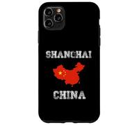 Conception de Carte du Drapeau Chinois Vintage de Shanghai Coque pour iPhone 11 Pro Max