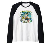 Conception de Chat de théorie du Chaos - Chat Scientifique Manche Raglan