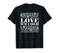 Conception de Citation drôle d'hiver - Love Ice Cold Humour T-Shirt