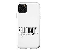 Conception de Citation introvertie sélectivement Sociale Coque pour iPhone 11 Pro Max