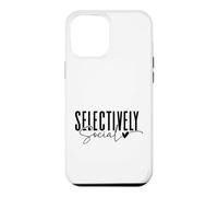 Conception de Citation introvertie sélectivement Sociale Coque pour iPhone 12 Pro Max