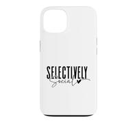 Conception de Citation introvertie sélectivement Sociale Coque pour iPhone 13