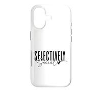 Conception de Citation introvertie sélectivement Sociale Coque pour iPhone 17