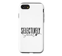 Conception de Citation introvertie sélectivement Sociale Coque pour iPhone SE (2020) / 7/8
