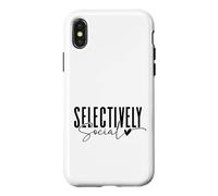 Conception de Citation introvertie sélectivement Sociale Coque pour iPhone X/XS