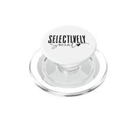 Conception de Citation introvertie sélectivement Sociale PopSockets PopGrip pour MagSafe