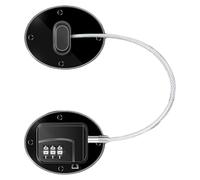Conception de Combinaison Sécurisée de Serrure de Réfrigérateur pour Fenêtre de Porte Coulissante D'armoire Matériau Solide ABS (FQ1 Noir)