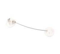 Conception de Combinaison Sécurisée de Serrure de Réfrigérateur pour Fenêtre de Porte Coulissante D'armoire Matériau Solide ABS (FQ3 Blanc)