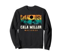 Conception de Coucher de Soleil sur la Plage de Cala Millor sur la côte est de Majorque Sweatshirt