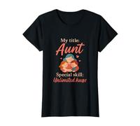 Conception de Dessin animé Aunt Unlimited Hugs Family Love T-Shirt