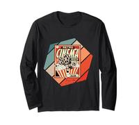 Conception de Film de soirée Pop-Corn de cinéma rétro Manche Longue