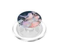 Conception de Fleur de Lavande de pêche d'oiseau Chanteur PopSockets PopGrip pour MagSafe