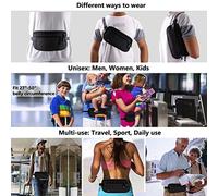 Conception de la Ceinture de Voyage : Cette Ceinture de Voyage Fine Est Fabriquée à Partir de Nylon de et Comporte Un Noyau, Garantissant Une durabilité et Un