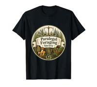 Conception de la Loi sur la Chasse aux Champignons de la Paralegal Foraging Society T-Shirt Graphique avec Valeur