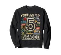 Conception de l'école Primaire pour la rentrée Scolaire de cinquième année Sweatshirt
