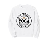 Conception de l'emblème Lotus du Meilleur Professeur de Yoga Sweatshirt