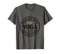 Conception de l'emblème Lotus du Meilleur Professeur de Yoga T-Shirt